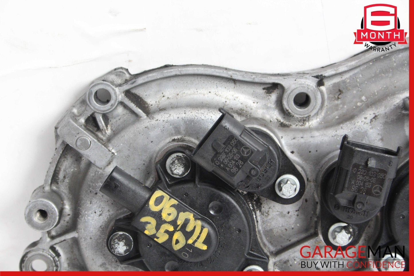 06-13 Mercedes W164 ML350 S550 Front Right Engine Timing Chain Cover Plate OEM