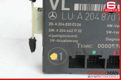 08-18 Mercedes W204 C300 C350 E400 Front Left Side Door Control Module OEM
