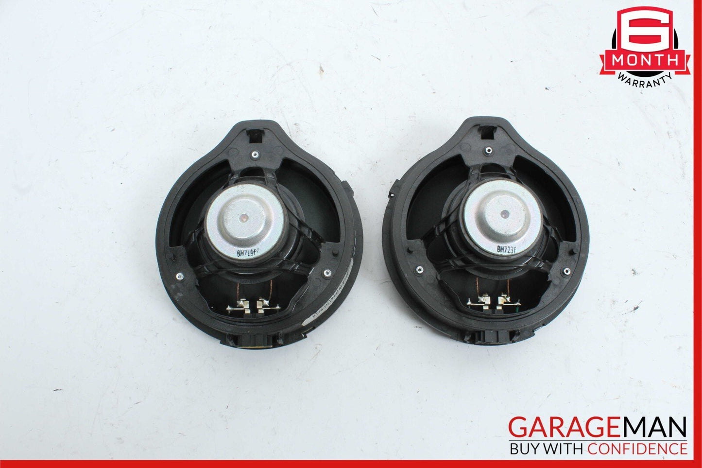 08-15 Mercedes W204 C300 Rear Left & Right Door Sound Speakers Set of 2 OEM