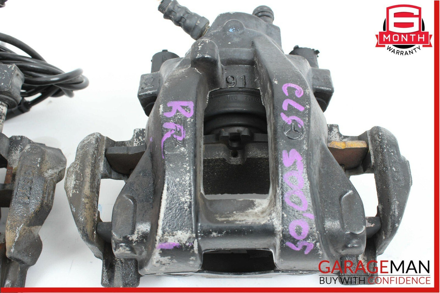06-11 Mercedes W219 CLS500 E350 Rear Right & Left Brake Caliper Calipers Set