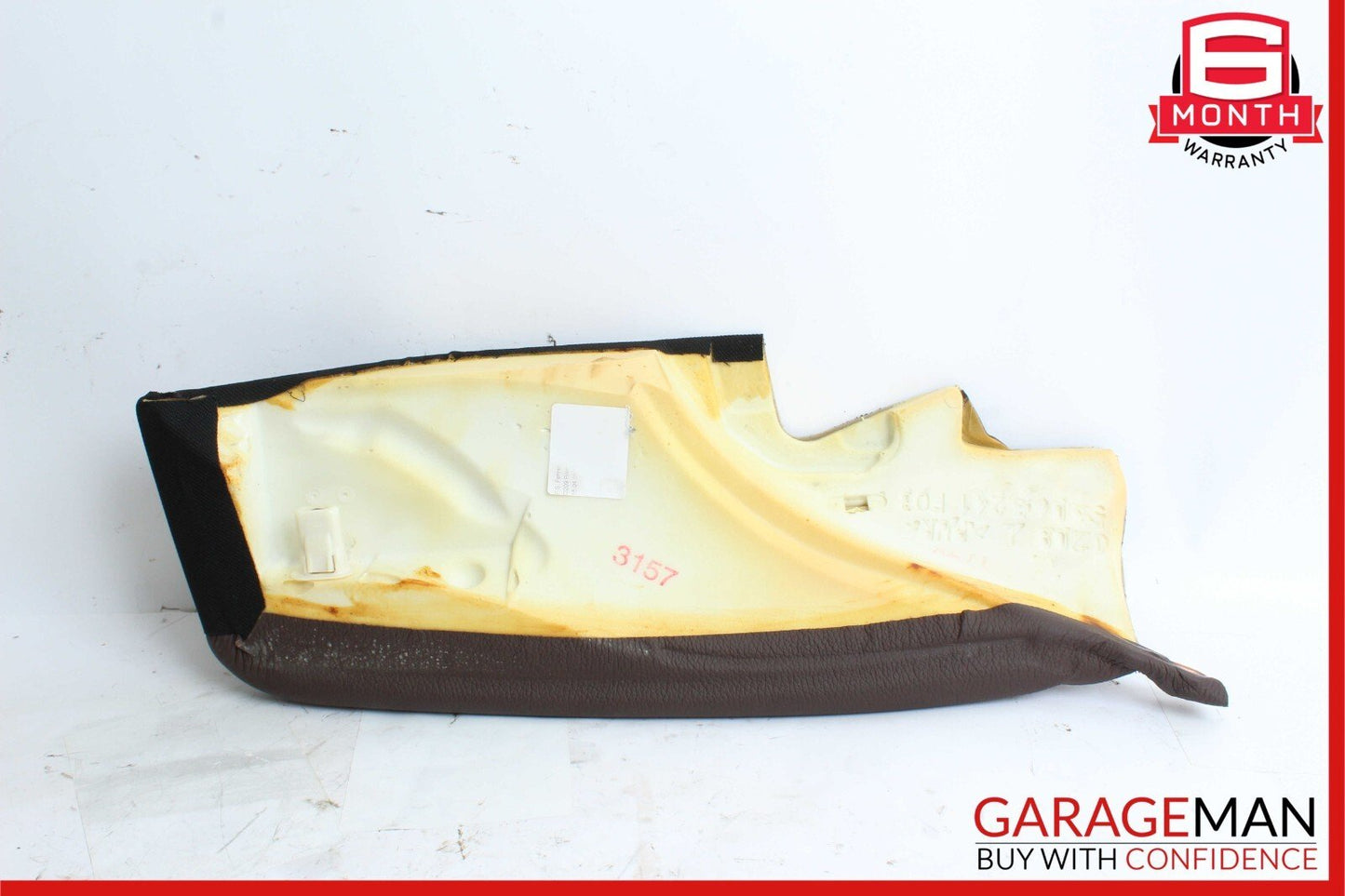 03-09 Mercedes W209 CLK350 Rear Left Driver Side Bolster Cushion Cover Brown OEM
