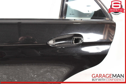 10-16 Mercedes W212 E350 E63 AMG Sedan Rear Left Side Door Shell Black OEM