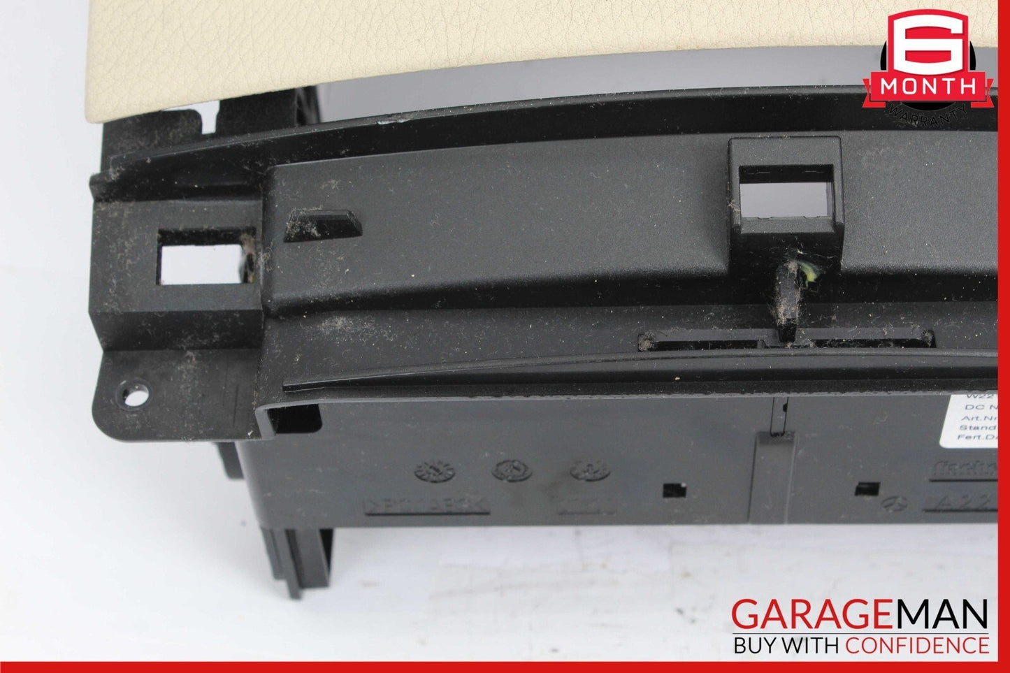 07-09 Mercedes W221 S550 S450 Center Console Dashboard CD Player Cover Beige OEM