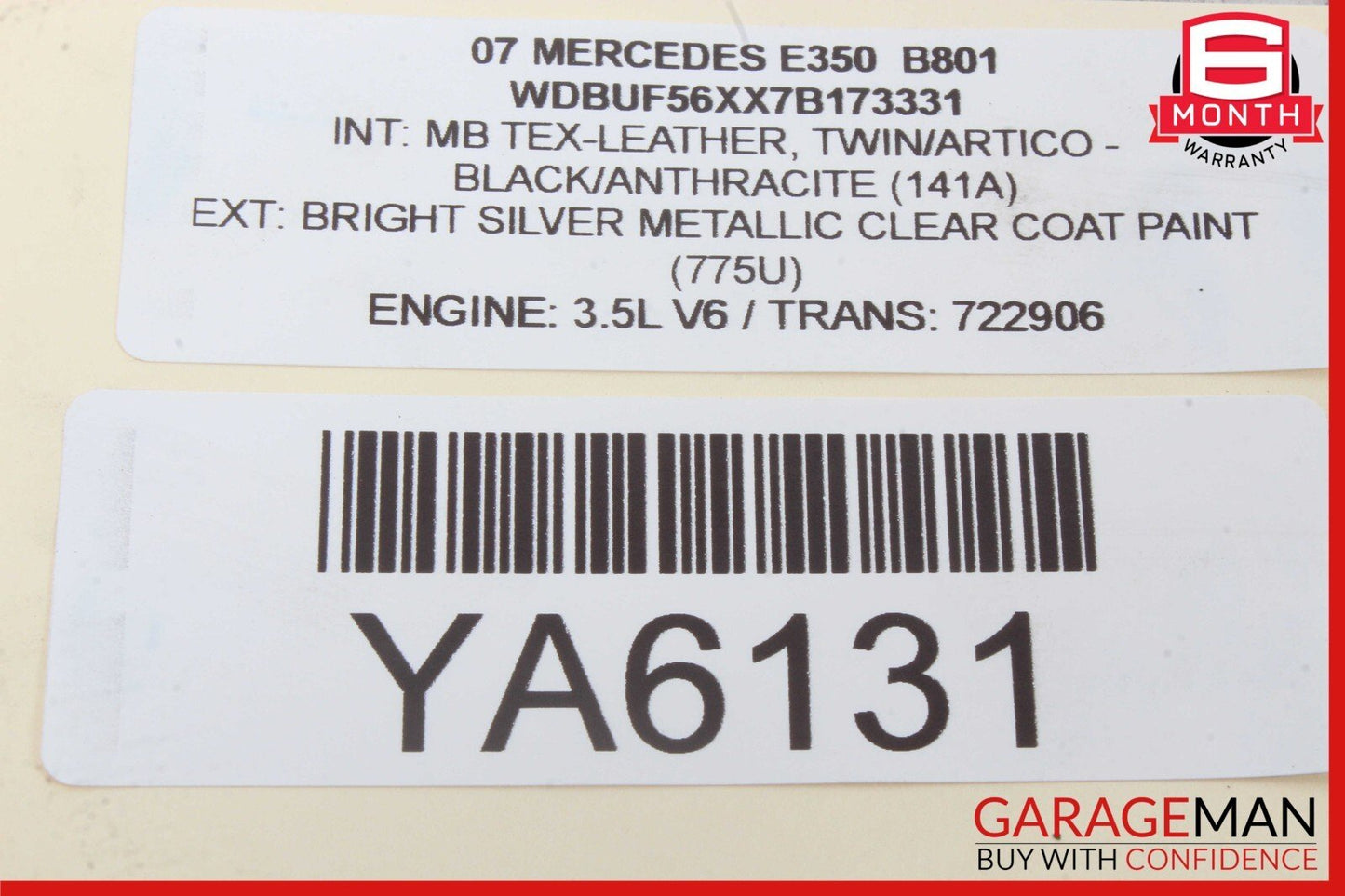 03-09 Mercedes W211 E350 E550 Front Right Passenger Door Control Module OEM