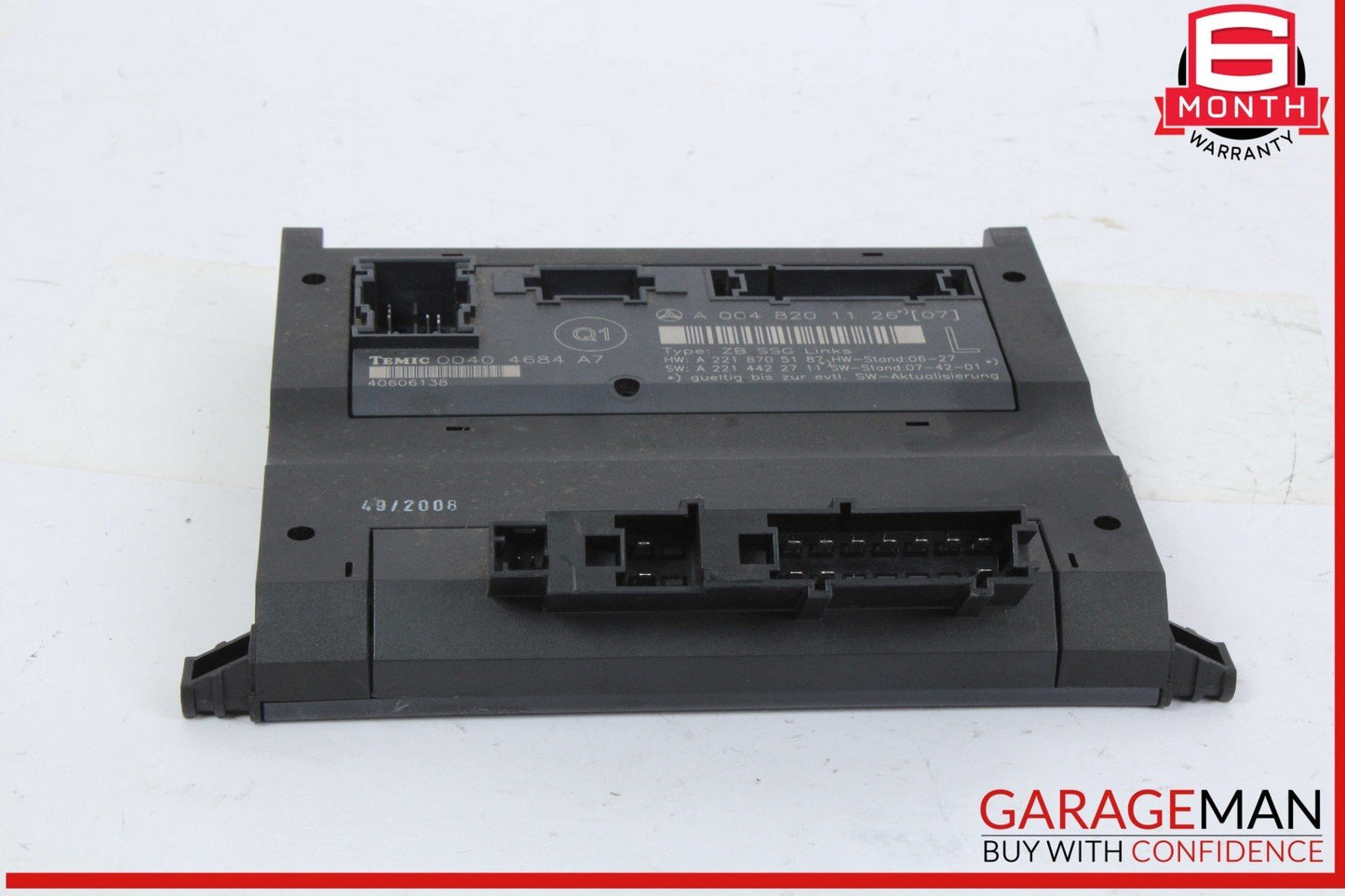 07-13 Mercedes W221 S550 Front Left Driver Side Under Seat Control Unit OEM
