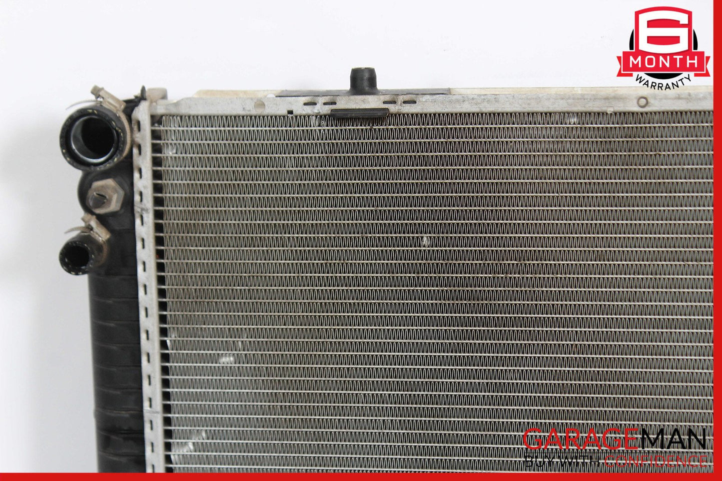 90-91 Mercedes R129 500SL Engine Water Cooling A/C Condenser Radiator w/ Fan OEM