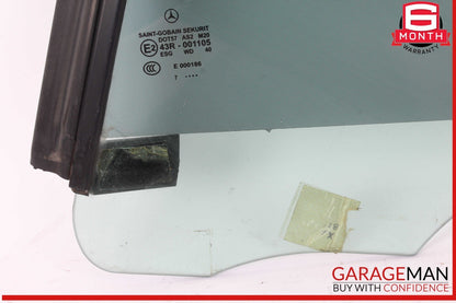 05-11 Mercedes R171 SLK300 Rear Left Side Door Quarter Window Glass OEM