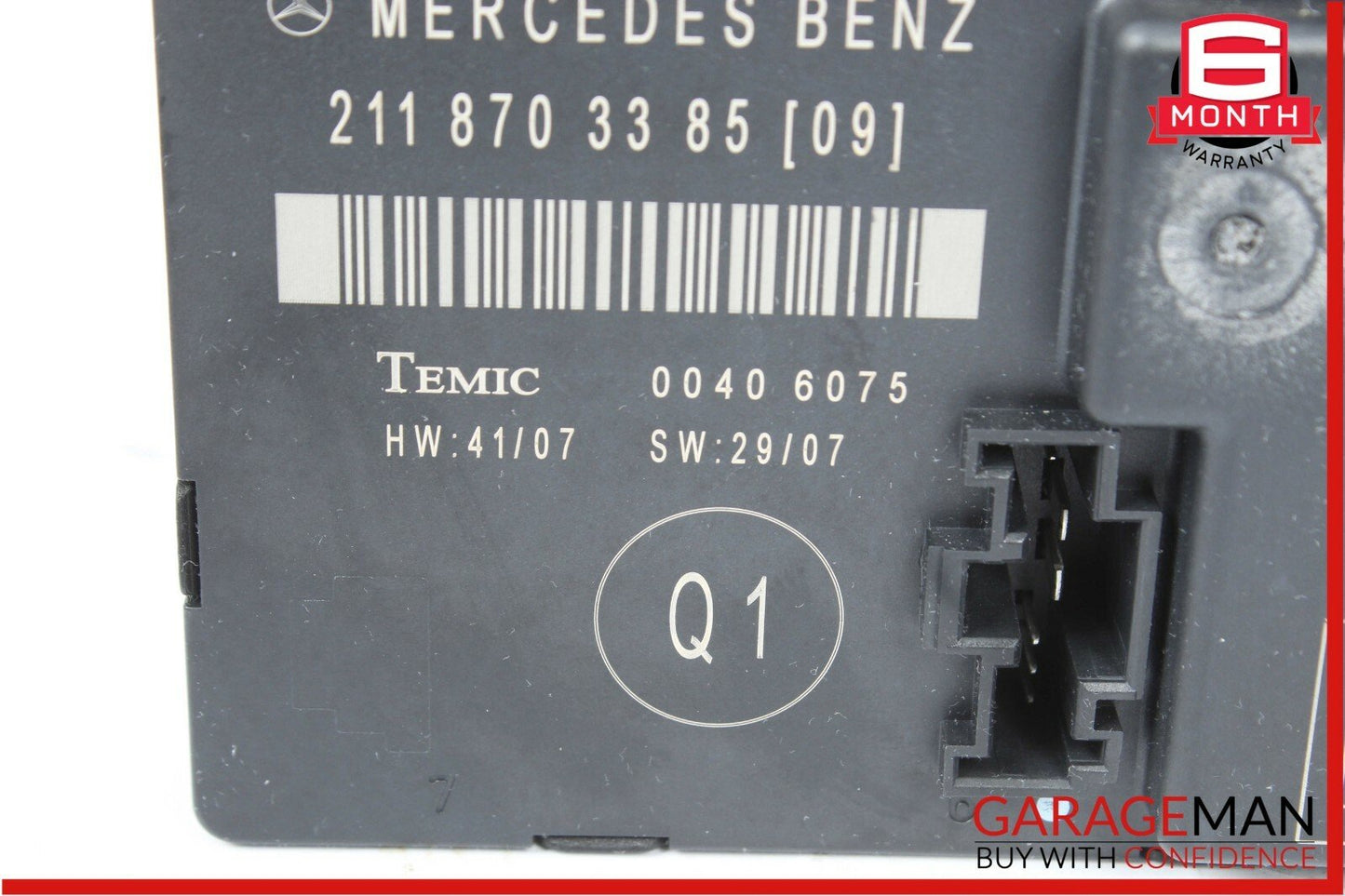 07-09 Mercedes W211 E350 E63 AMG Rear Left Driver Side Door Control Module OEM