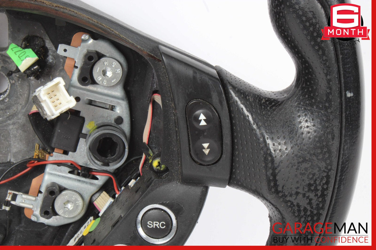 03-08 Maserati Quattroporte M139 Steering Wheel Black OEM