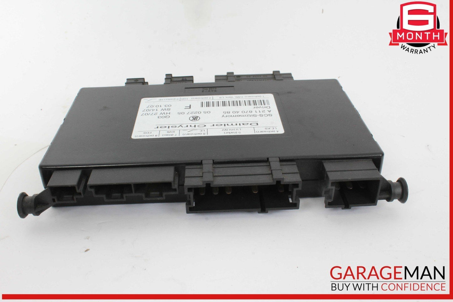 03-11 Mercedes W211 E350 Front Left Side Seat Control Module 2118704085 OEM