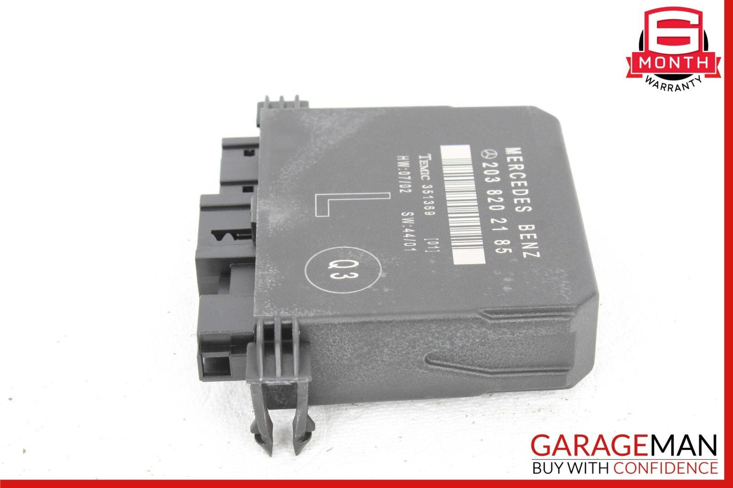 01-07 Mercedes W203 C240 C230 C320 Rear Left Door Control Module 2038202185 OEM