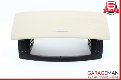 07-09 Mercedes W221 S550 Center Console Dashboard CD Player Trim Cover Beige OEM