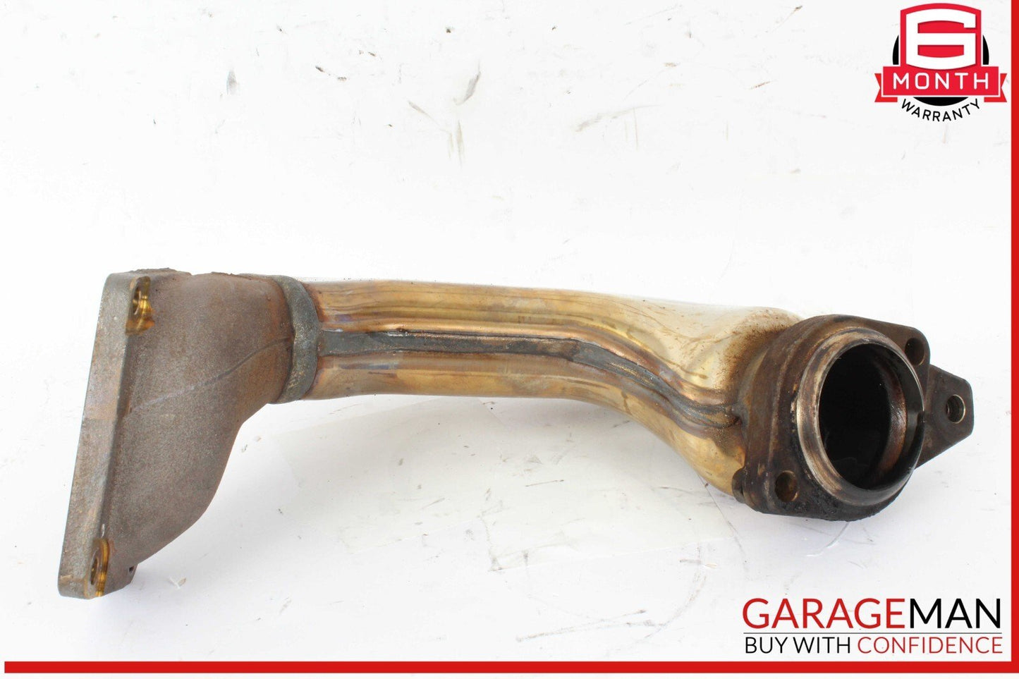 12-18 Mercedes W218 CLS550 4.6L Left Exhaust Pipe Adapter 2781400908 OEM
