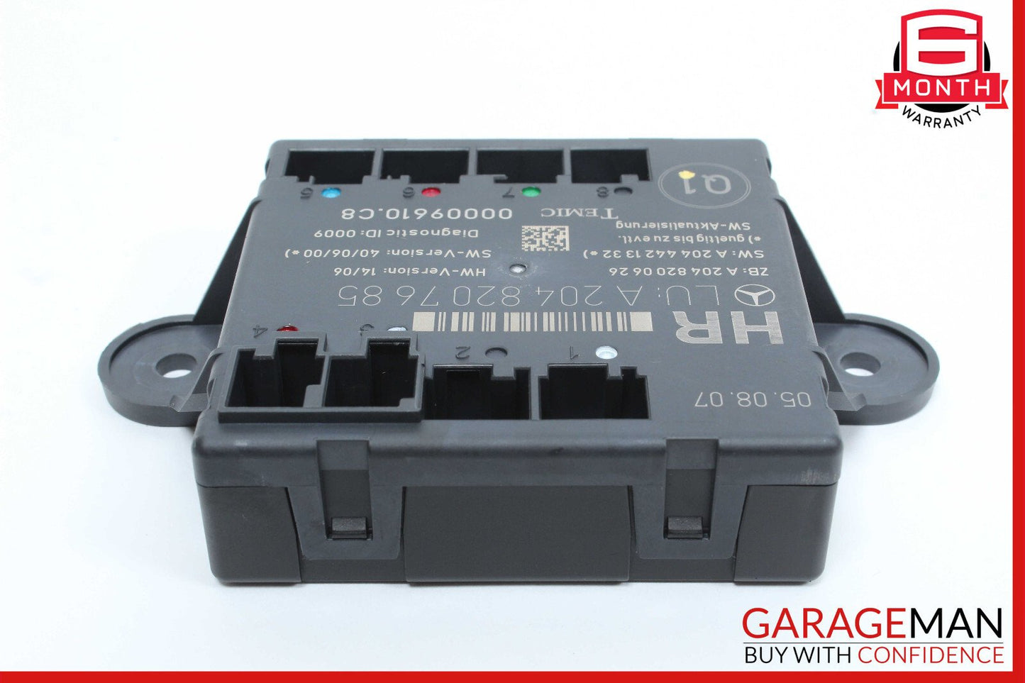 08-18 Mercedes W204 C300 GLK350 C250 Rear Right Side Door Control Module OEM