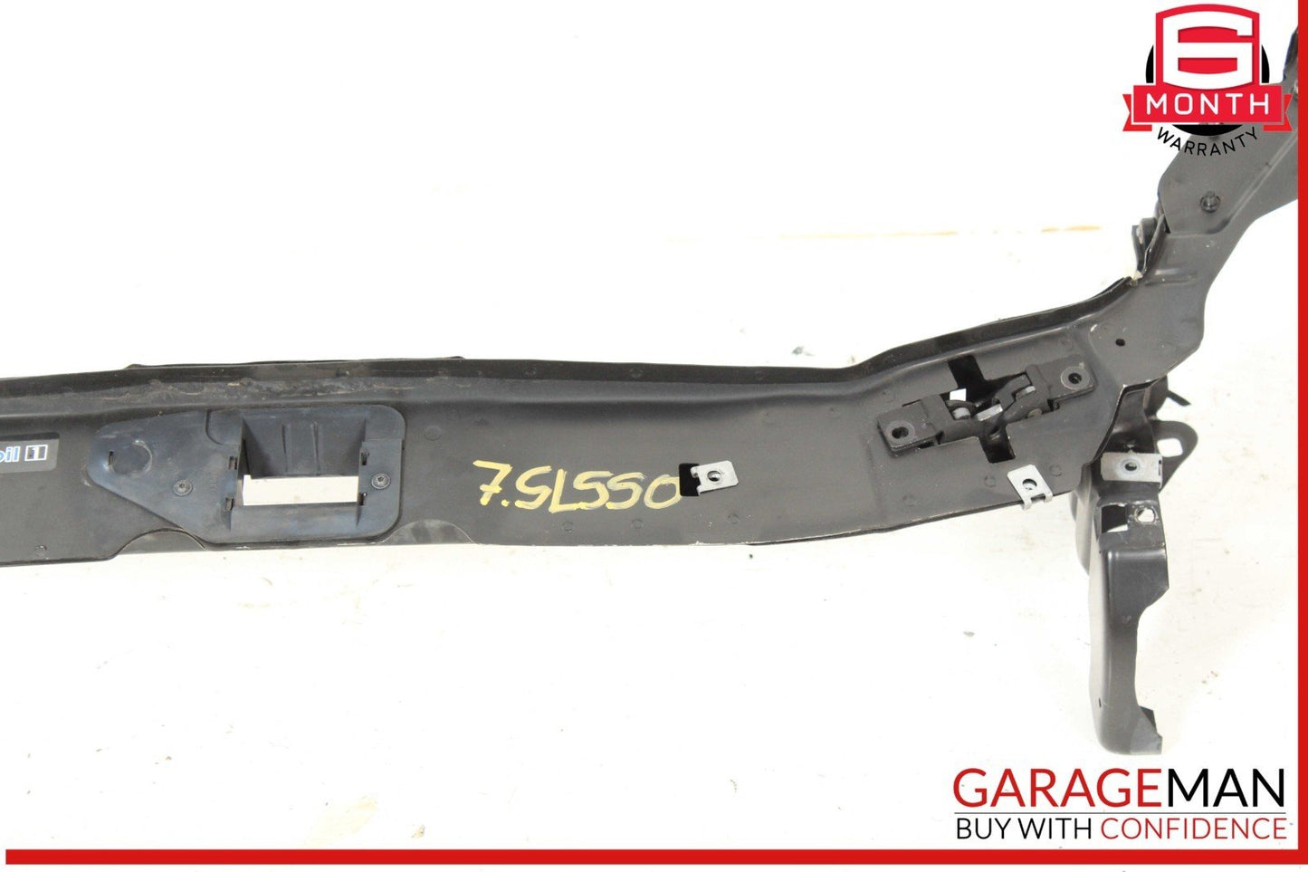 03-08 Mercedes R230 SL550 SL55 AMG Upper Radiator Core Support Headlight Bracket
