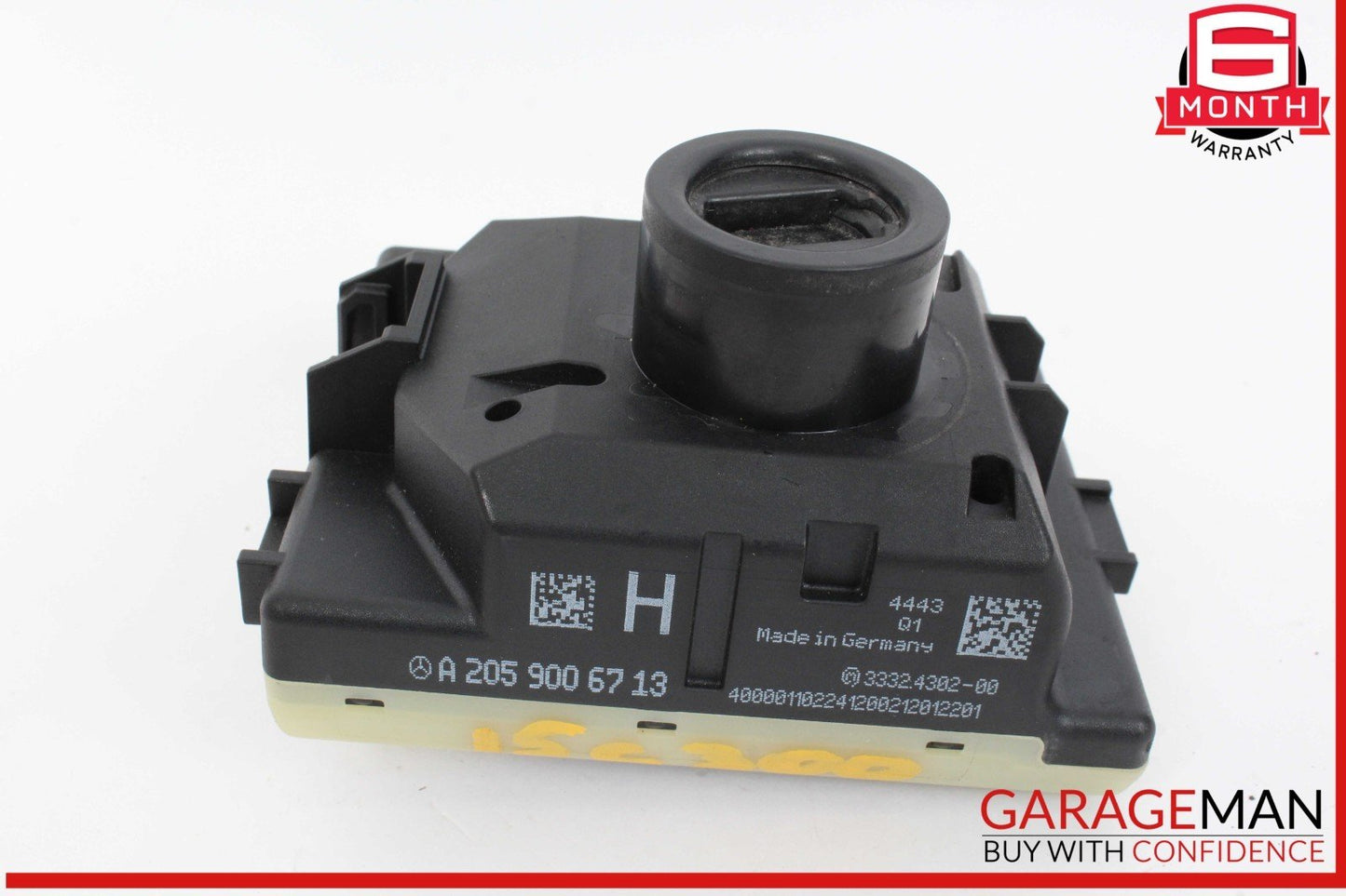 15-18 Mercedes-Benz C300 W205 Ignition Switch Module w/ Key 2059006713 OEM