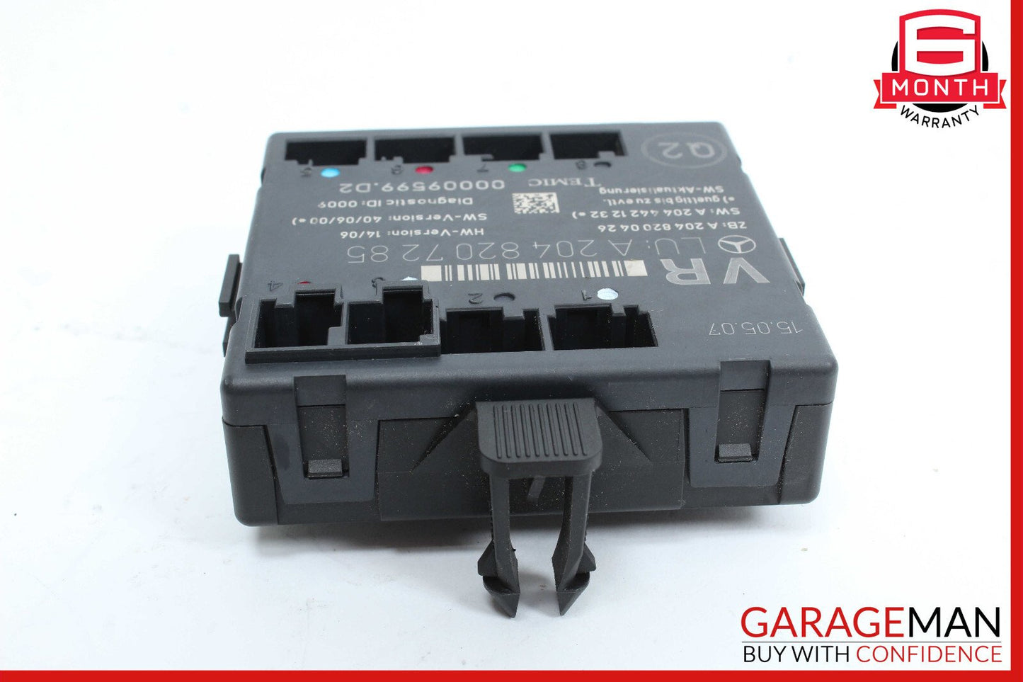 08-14 Mercedes W204 C300 C350 Sedan Front Right Side Door Control Module Unit