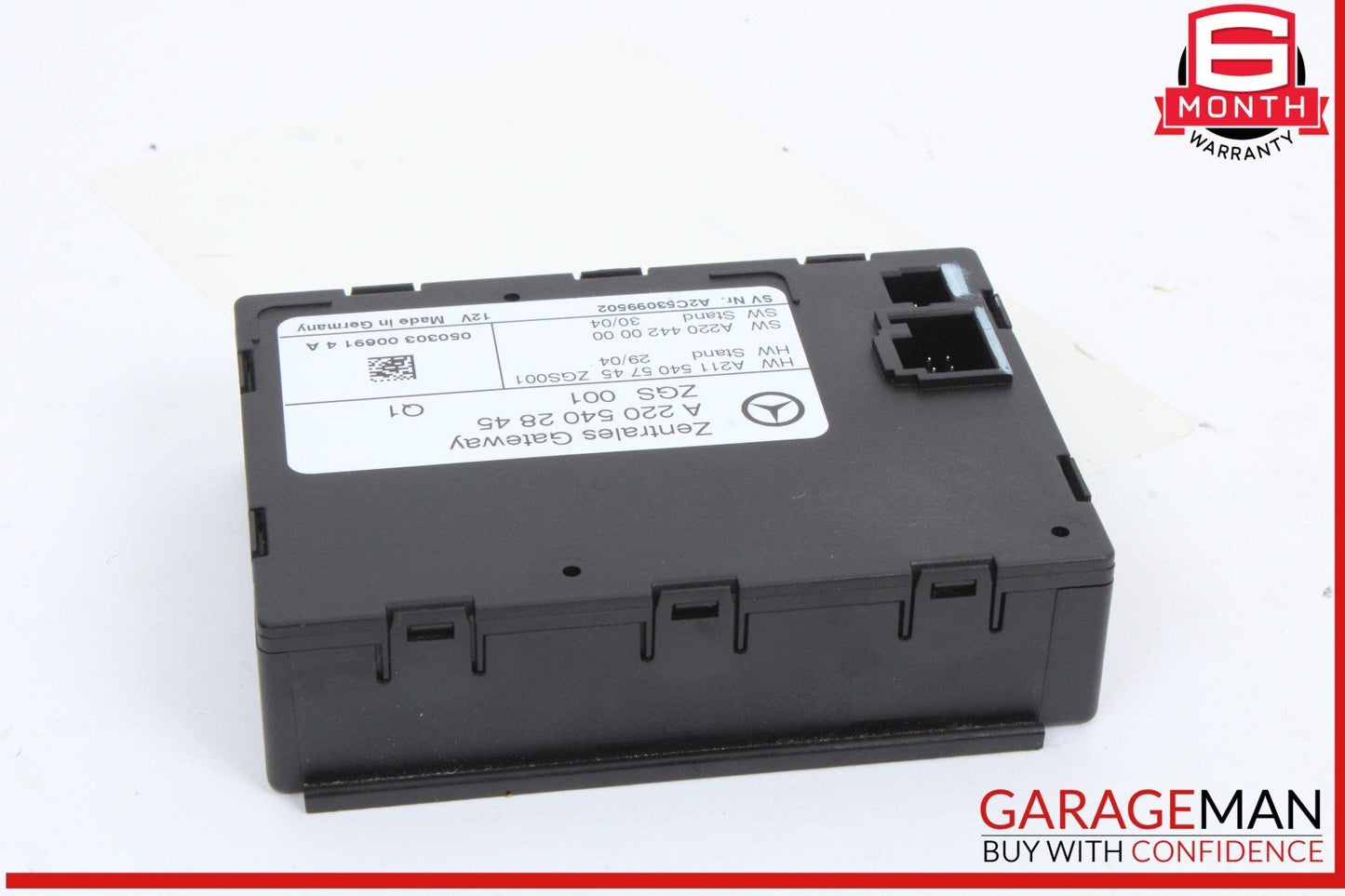 03-11 Mercedes W220 S430 E550 Central Gateway Control Module Unit 2208206385 OEM