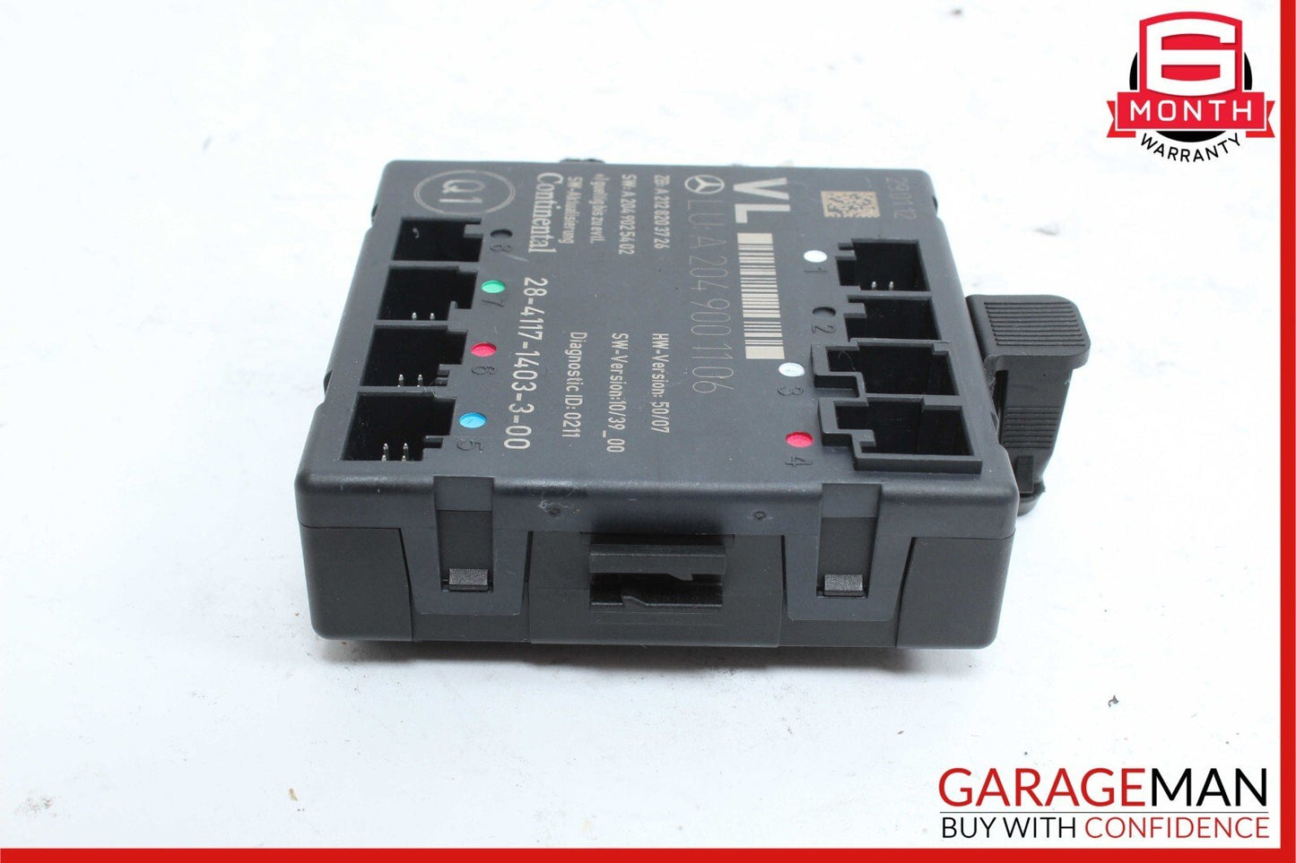 08-18 Mercedes W204 C250 E400 C300 E350 Front Left Side Door Control Module OEM