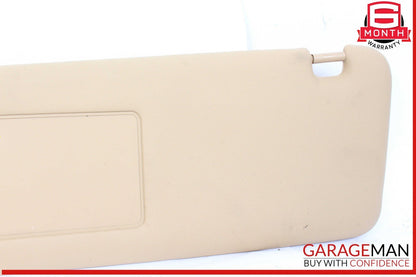 11-14 Porsche Cayenne 958 Front Left Side Sun Visor Sunvisor Beige OEM