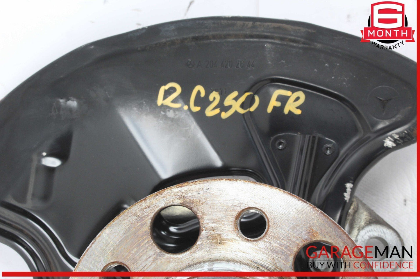 08-20 Mercedes W204 C250 C300 Front Right Side Spindle Knuckle Hub Bearing OEM