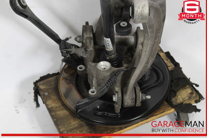 11-18 Audi A8 Rear Left Spindle Knuckle Wheel Hub w/ Control Arms & Shaft OEM