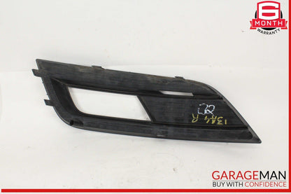 13-16 Audi A4 Front Right Passenger Side Bumper Fog Light Grille Trim Bezel OEM