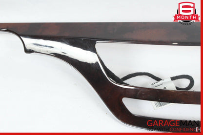 10-13 Mercedes W221 S400 Hybrid Center Dash Dashboard Trim Bezel Molding Wood
