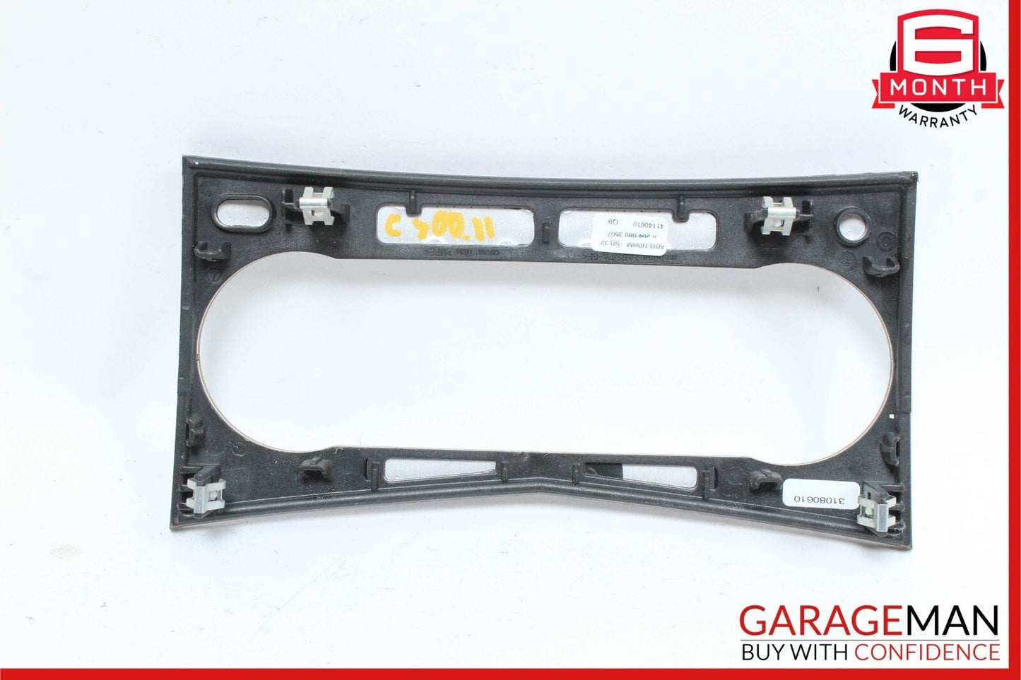 08-14 Mercedes W204 C280 C300 A/C Climate Control Switch Trim Bezel Cover Wood