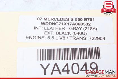 07-10 Mercedes W221 S550 CL65 AMG Antenna Amplifier Booster Module OEM