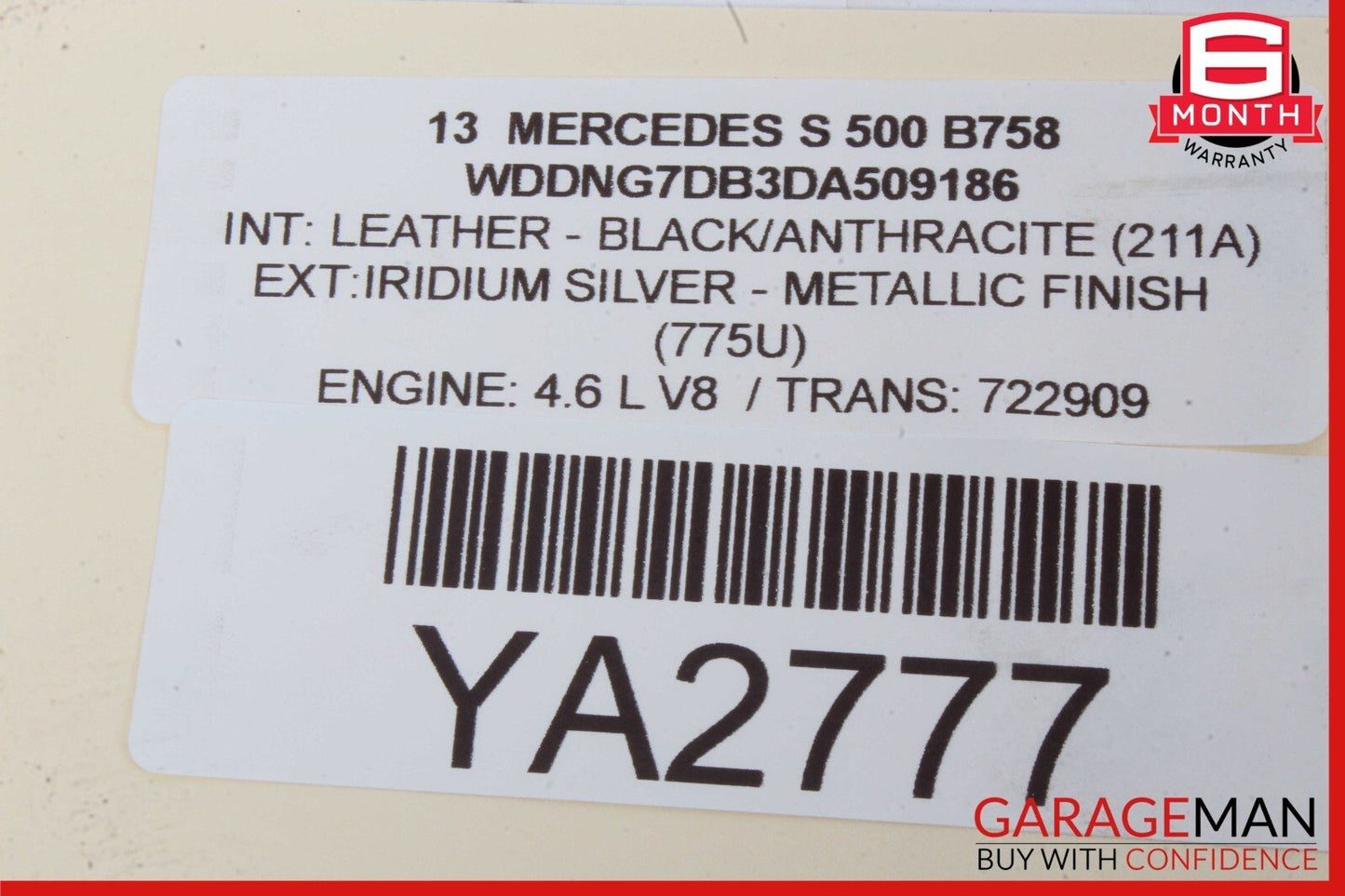 10-13 Mercedes W221 S550 S500 S600 Rear Parking Parktronic Control Module Unit
