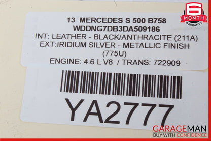 10-13 Mercedes W221 S550 S500 S600 Rear Parking Parktronic Control Module Unit