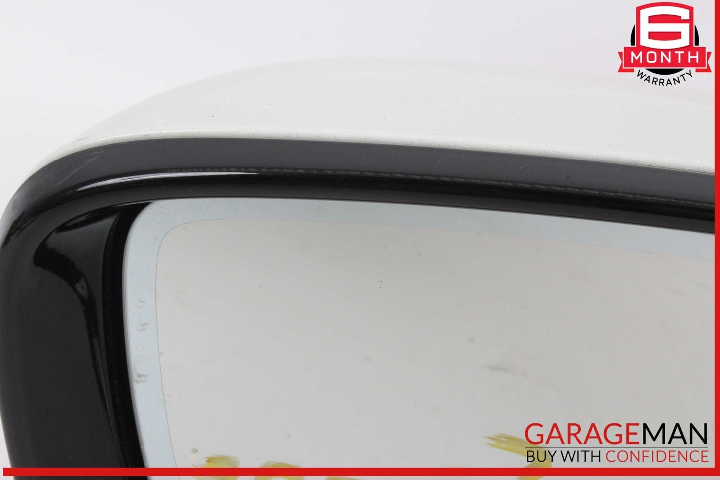 17-20 BMW 530E Front Left Driver Side Exterior Rear View Mirror White OEM