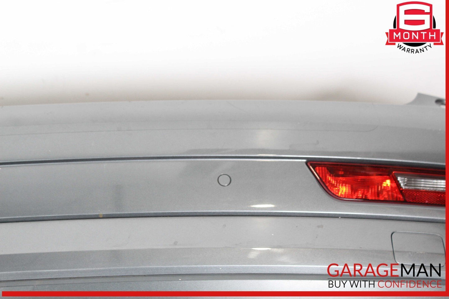 16-18 Audi Q3 Rear Bumper Cover w/ Parking PDC Sensors Silver OEM