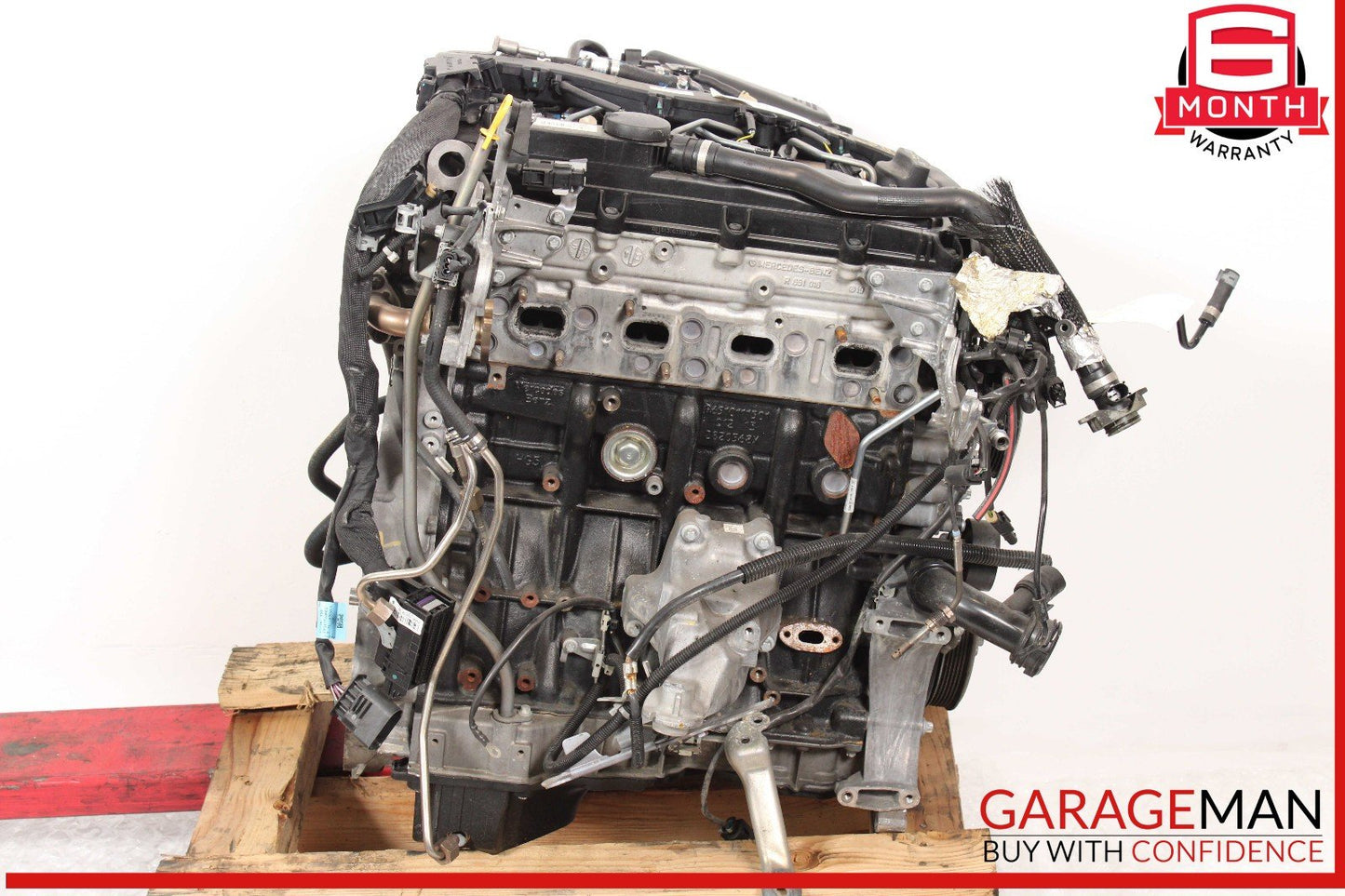14-16 Mercedes W212 E250 Bluetec 2.1L Complete Engine Motor Block Assy OEM 81k