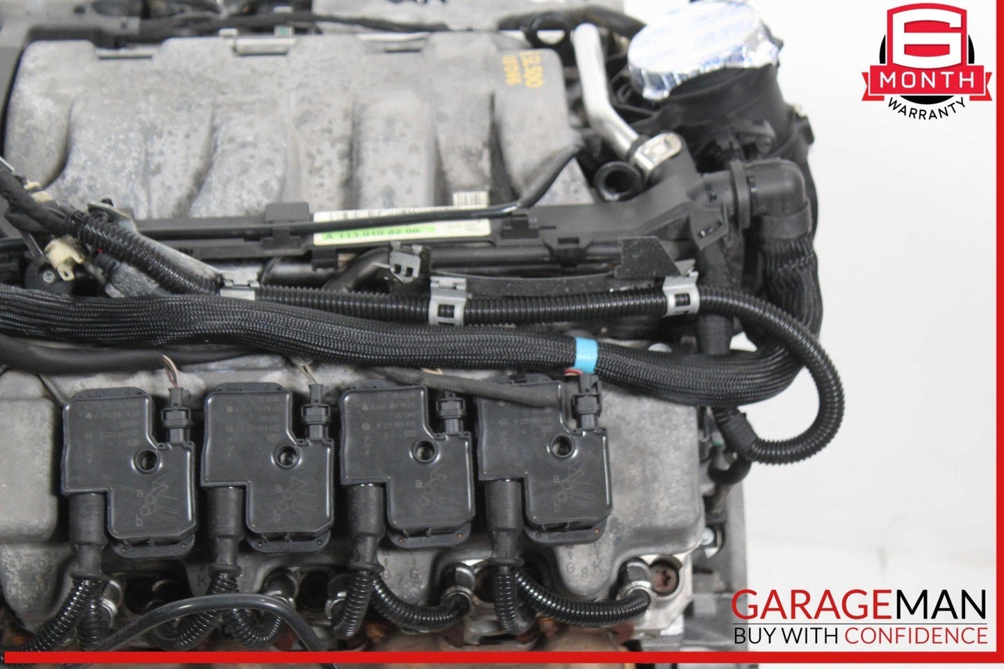 03-06 Mercedes R230 SL500 5.0L V8 Complete Engine Motor Block Assembly OEM 168k
