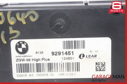 13-19 BMW 640i F06 Central Gateway Computer Control Module Unit OEM