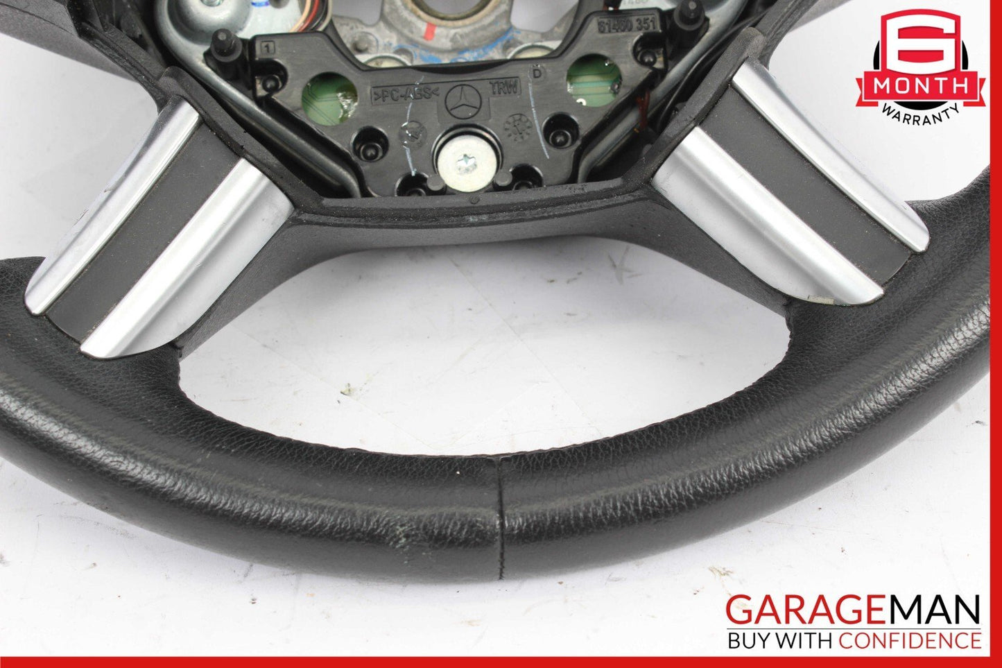 06-08 Mercedes X164 GL450 ML550 R500 Steering Wheel Black 1644605303 OEM