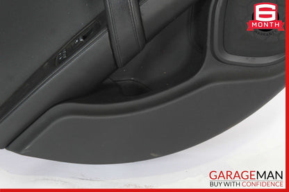 14-17 Maserati Ghibli Rear Left Driver Side Complete Interior Door Panel Black