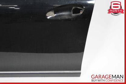 07-13 Mercedes W221 S550 Front Left Exterior Door Shell Frame Panel Black