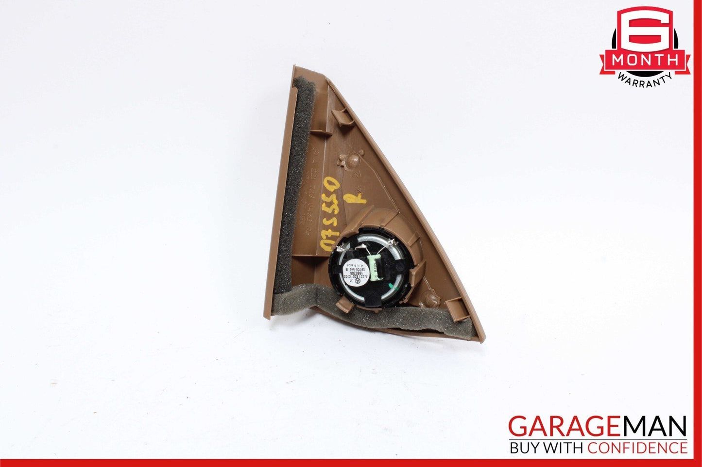 07-13 Mercedes W221 S550 S350 S400 Front Right Tweeter Speaker Trim Cover Brown