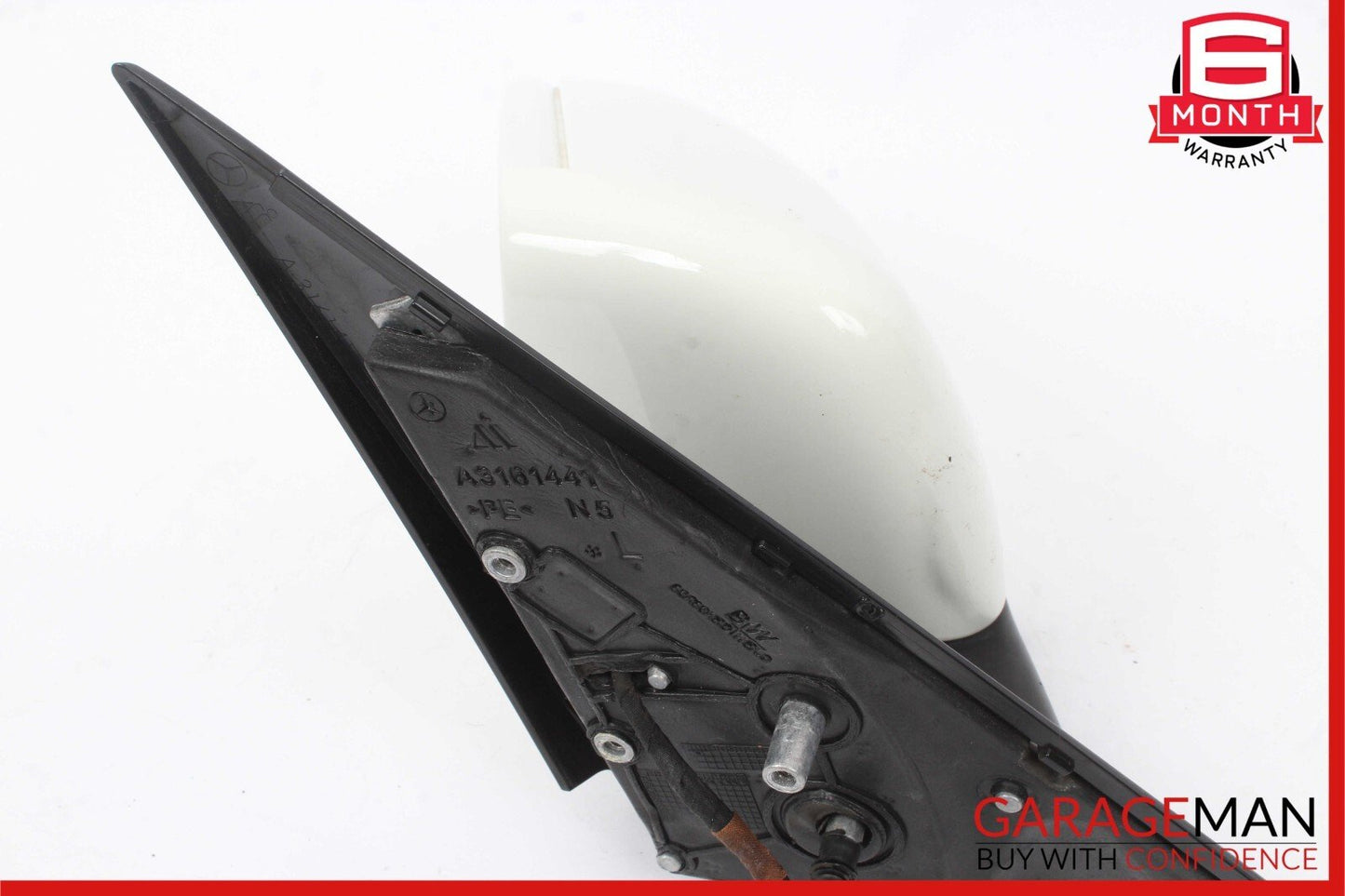 10-12 Mercedes X204 GLK350 Left Driver Side Rear View Door Mirror White OEM