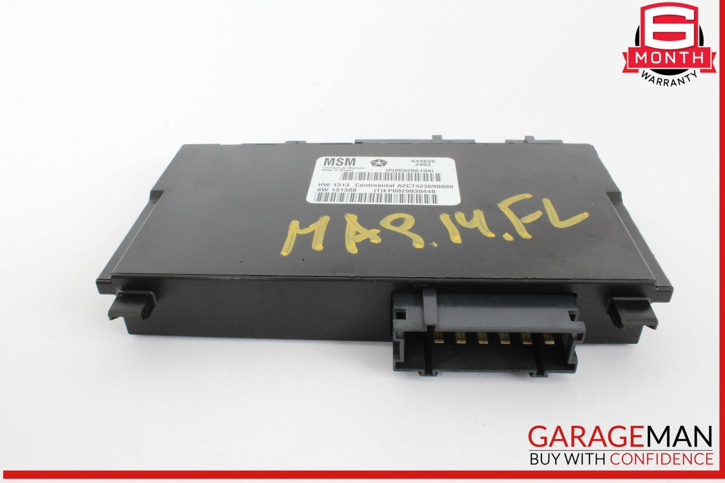 14-17 Maserati Quattroporte Front Left Driver Side Seat Control Module Unit OEM