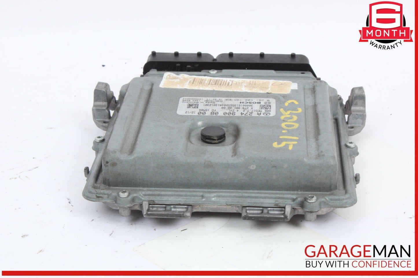 15-20 Mercedes W205 C300 GLC350e E300 M274 2.0L ECU ECM Engine Control Module