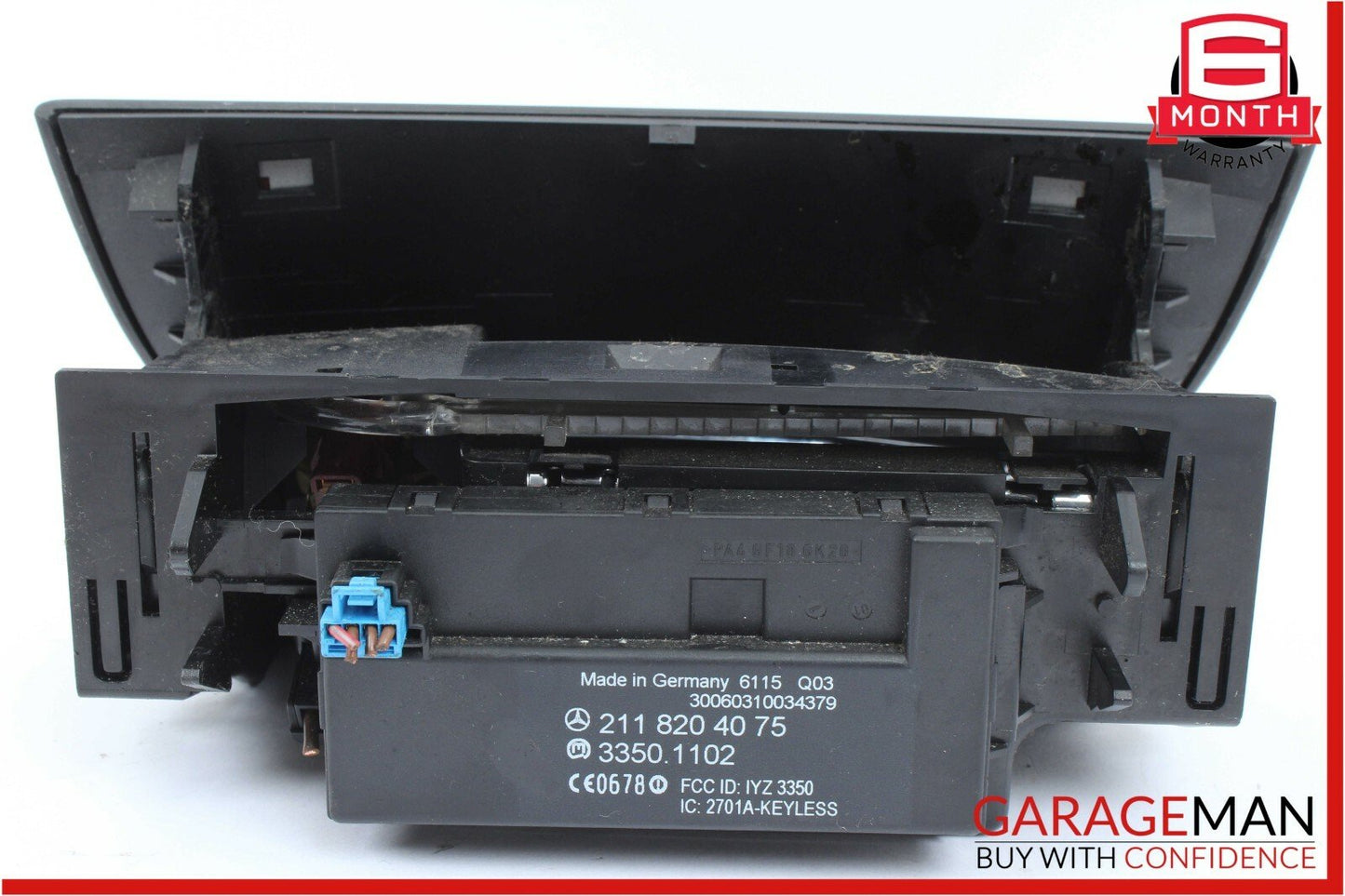 03-11 Mercedes CLS500 E500 Center Ashtray Ash Tray Storage Tray Compartment Wood