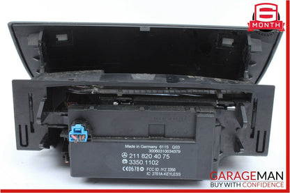 03-11 Mercedes CLS500 E500 Center Ashtray Ash Tray Storage Tray Compartment Wood