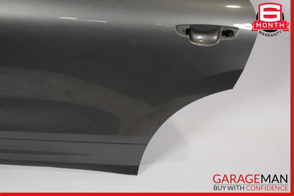 11-17 Porsche Cayenne 958 Rear Left Side Exterior Door Shell Panel Meteor Grey