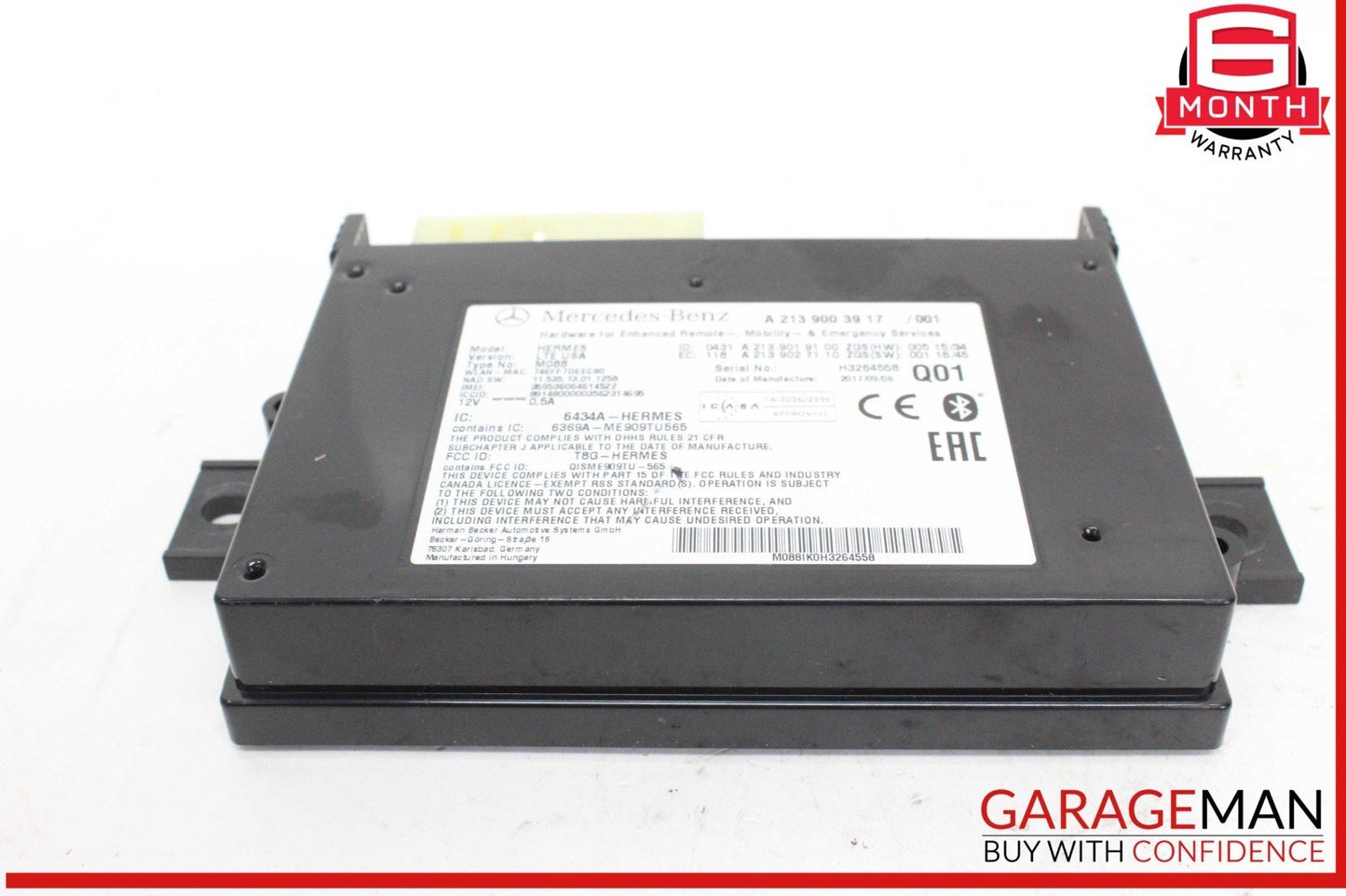 12-23 Mercedes R172 SLC300 E300 Communication Computer Control Module Unit OEM