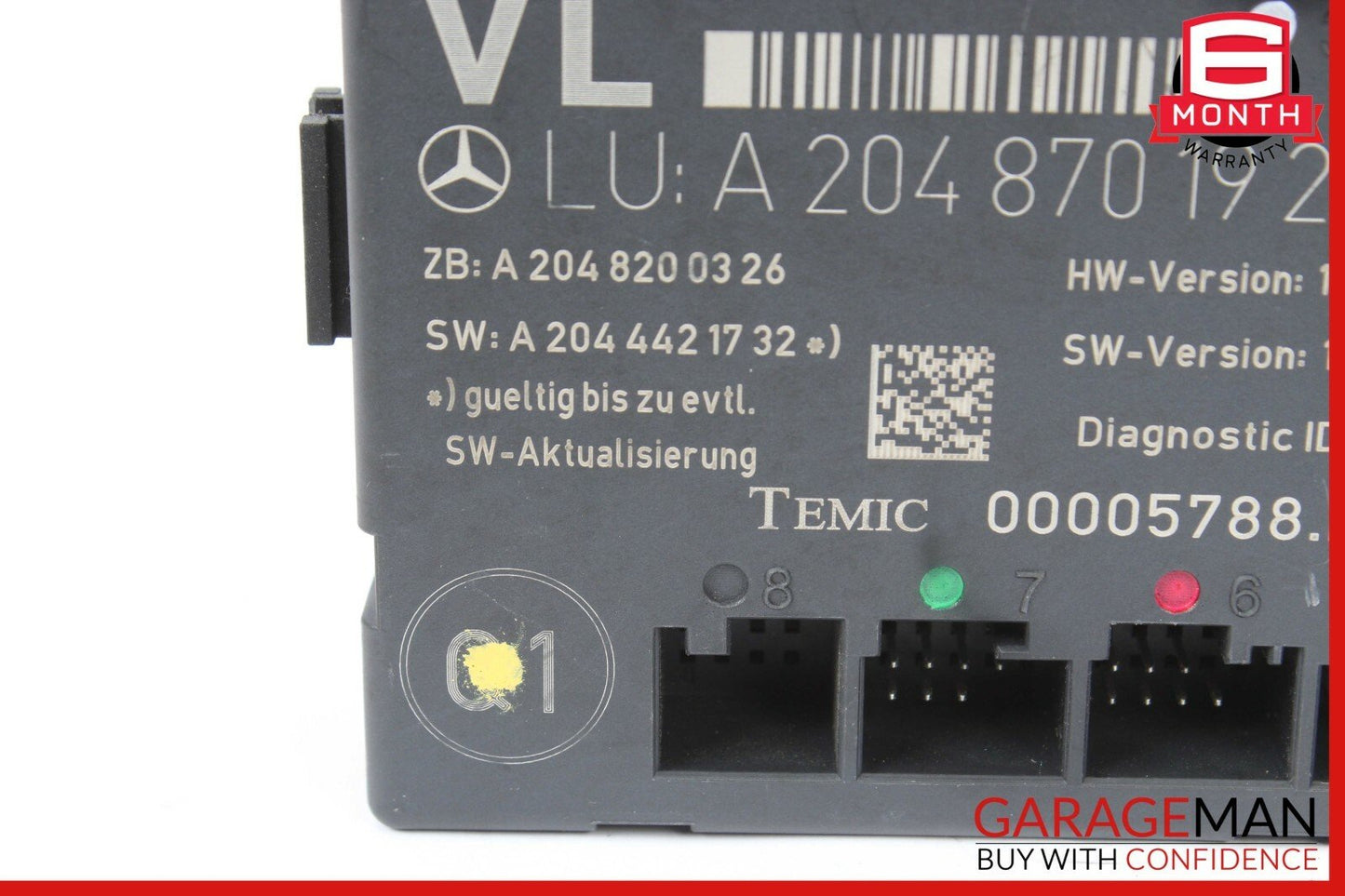 08-14 Mercedes W204 C350 C300 Front Right Side Door Control Module OEM