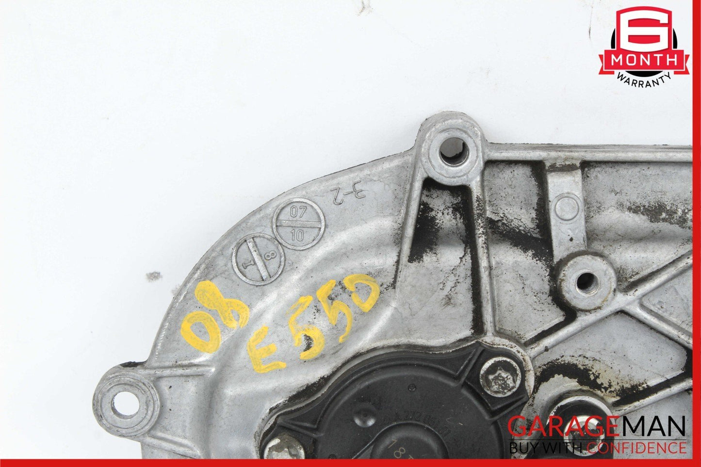 06-13 Mercedes W211 EE50 S550 Front Right Engine Timing Chain Cover Plate OEM